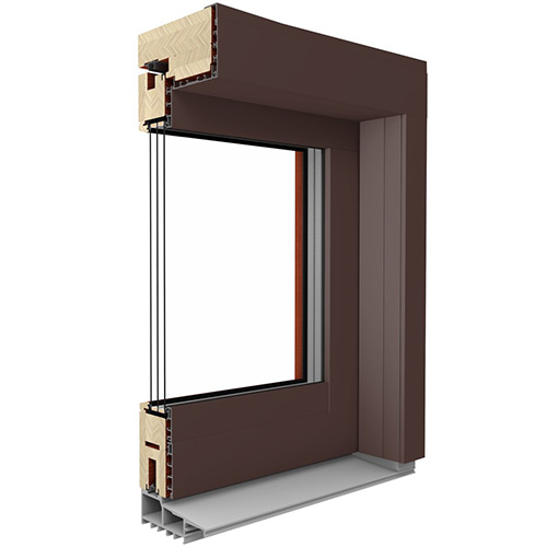 Holz-Aluminium